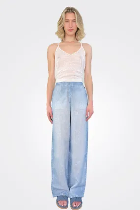 Amoni Wide Trousers - Light Denim