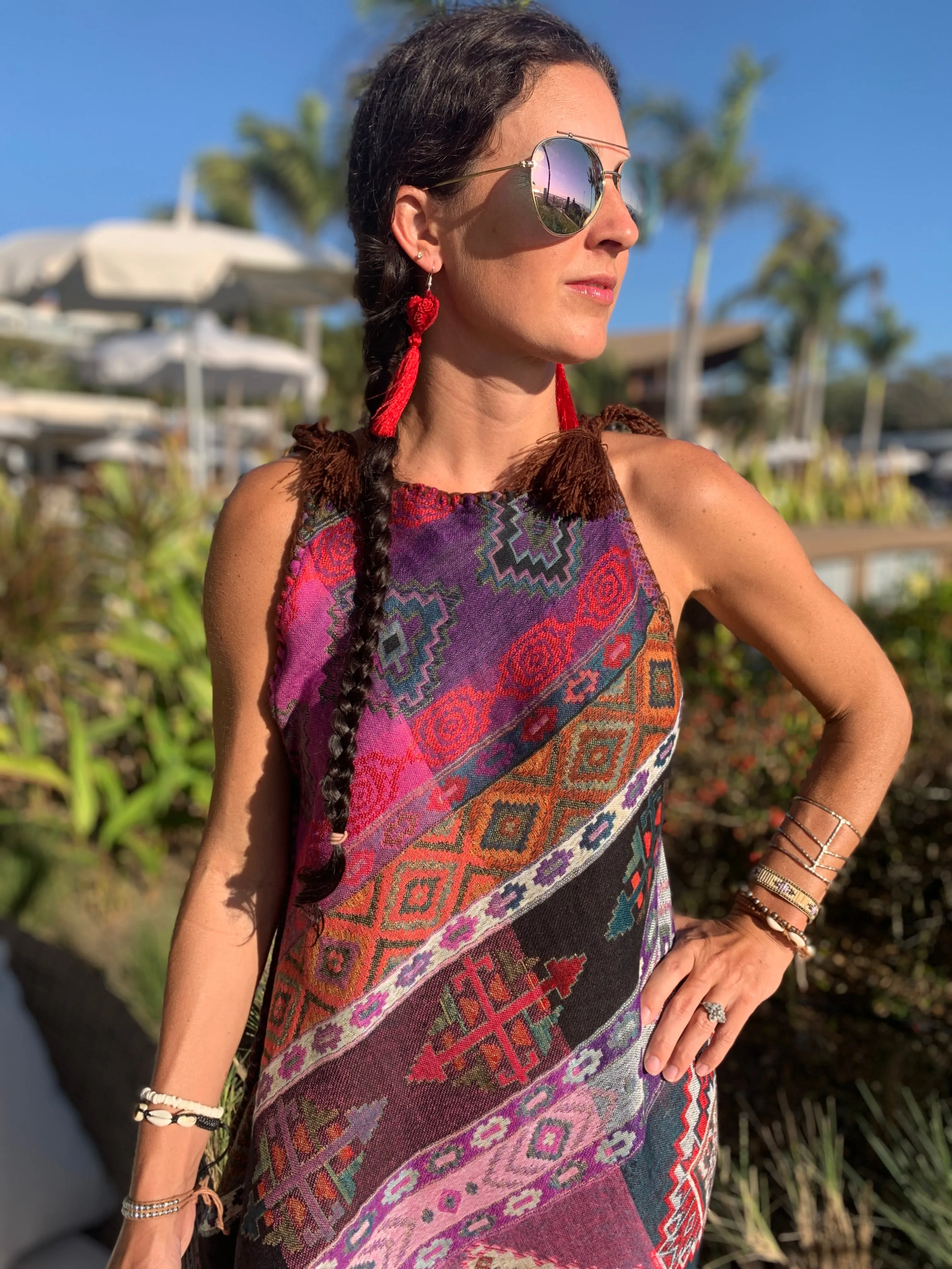Antigua Fringed Dress