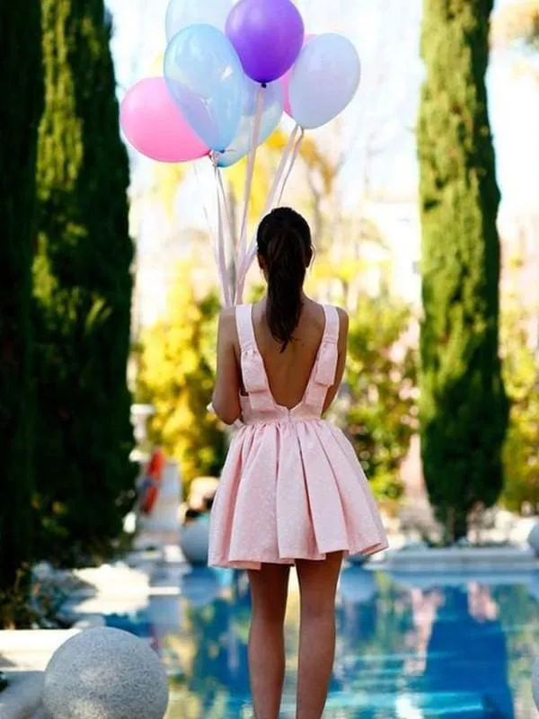 Bridelily A-Line Sleeveless Halter Satin With Lace Short/Mini Dresses