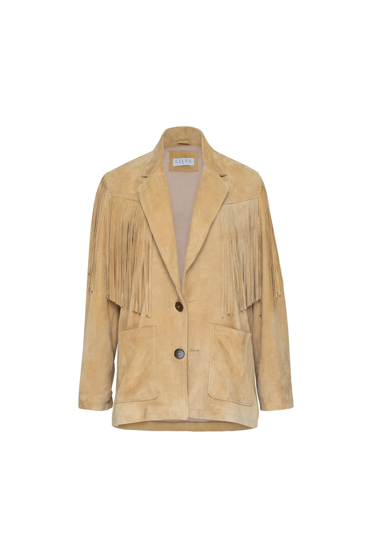 Camden Suede Jacket - Cashew