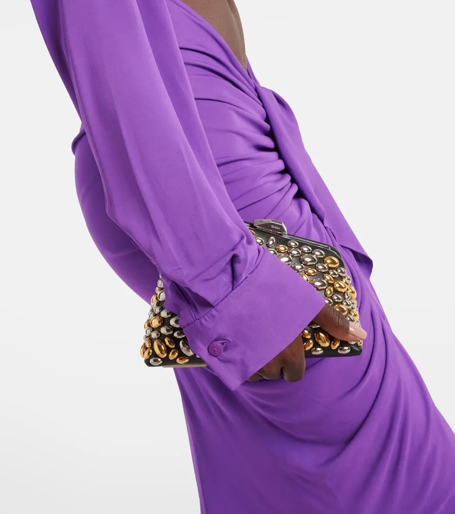 Christopher Esber Vivenda gathered jersey maxi dress