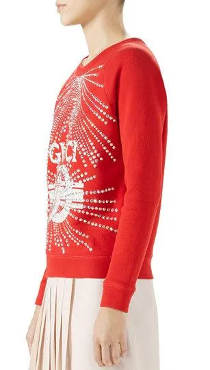 Crest Embellished Sweatshirt