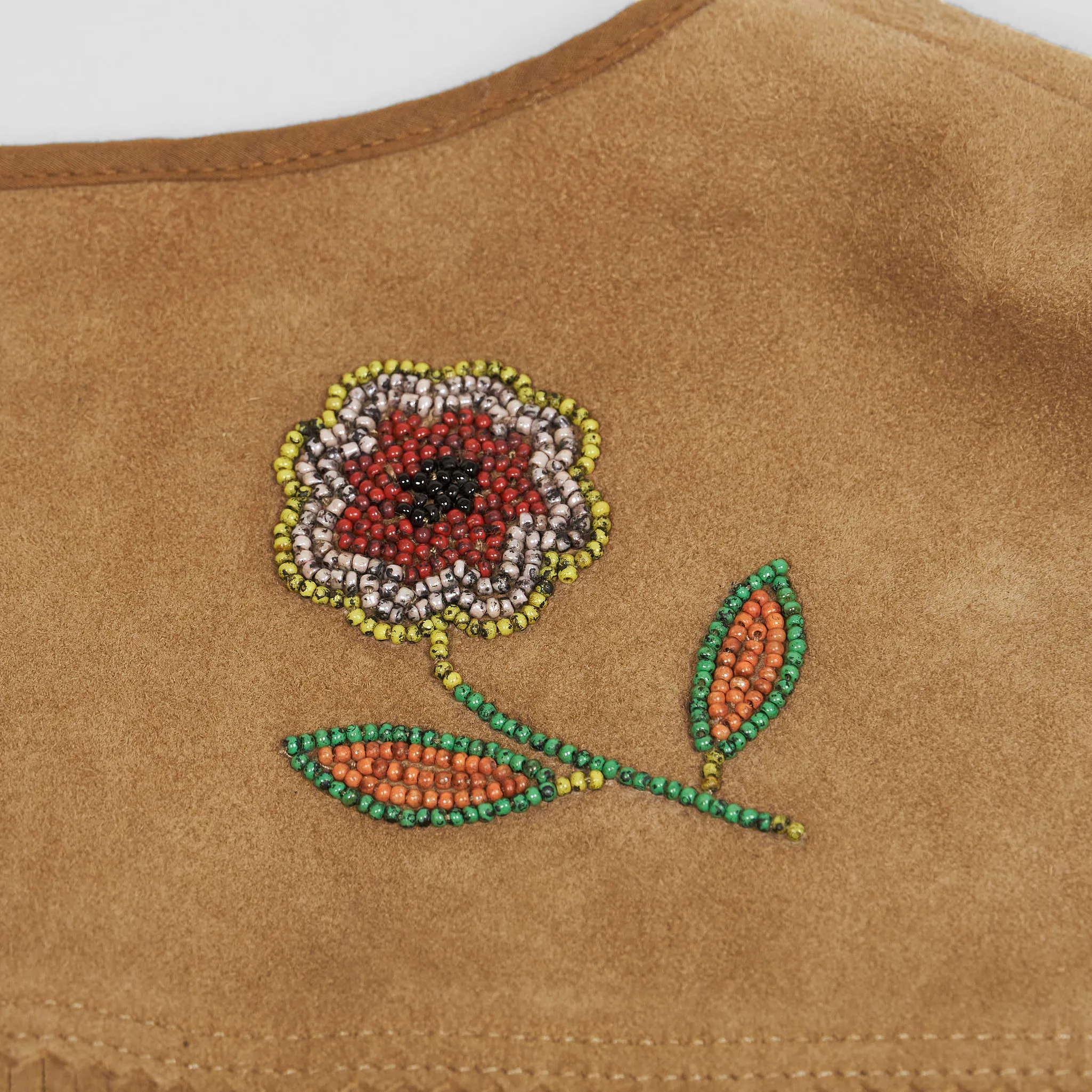 Double RL Ladies Limited Edition Hand Embroidered Leather Vests