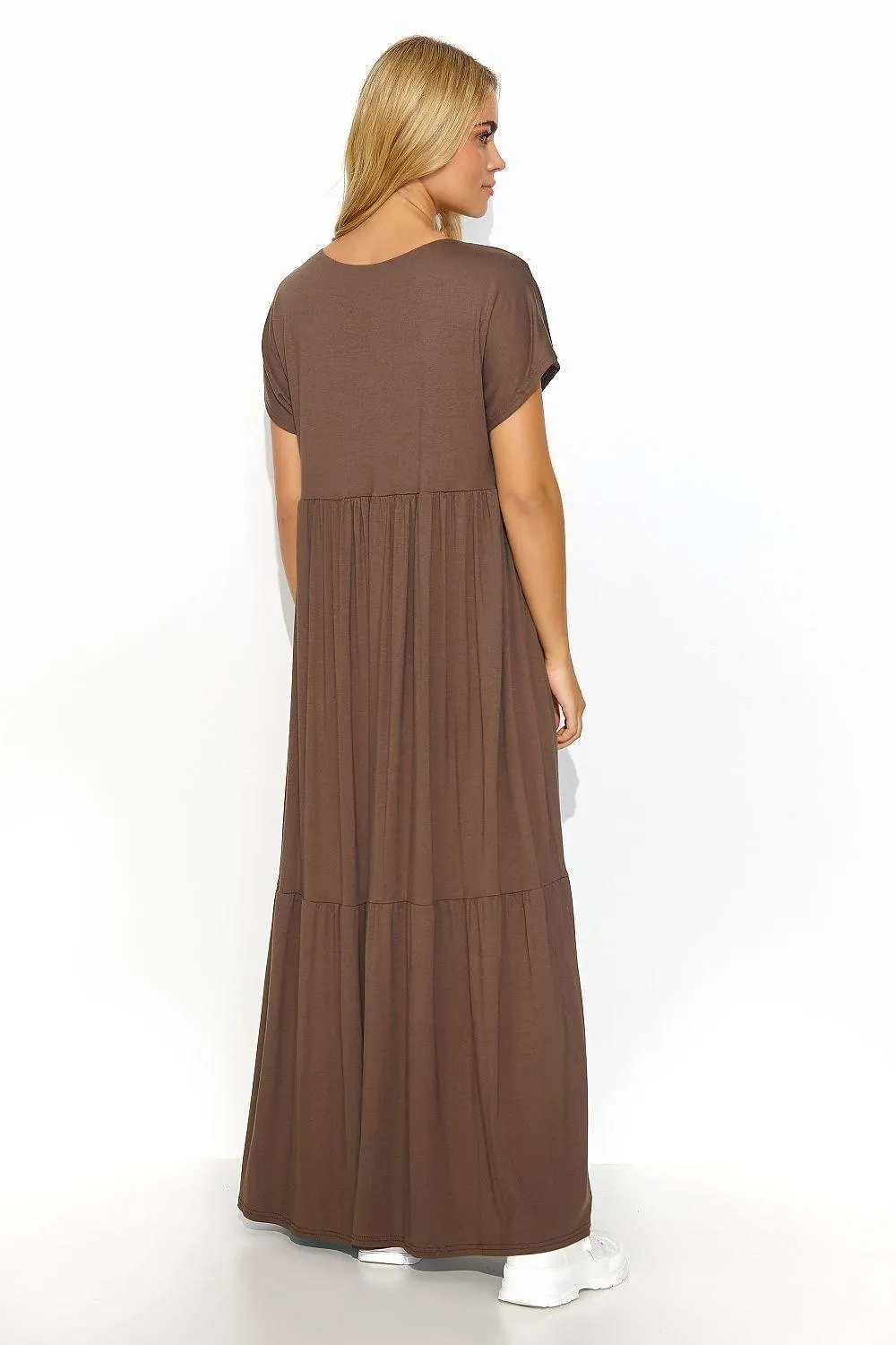 Effortlessly Chic V-Neck Maxi Dress for Casual Style