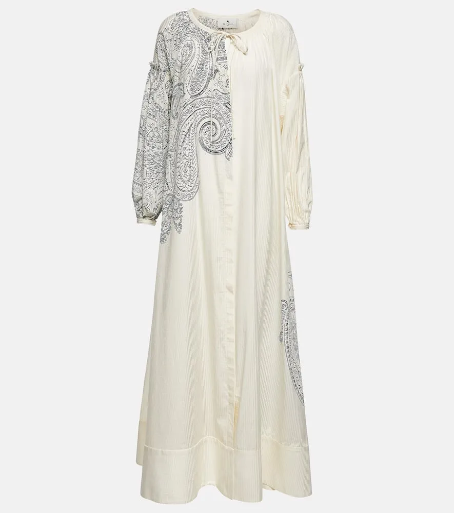 Etro Paisley cotton and silk kaftan