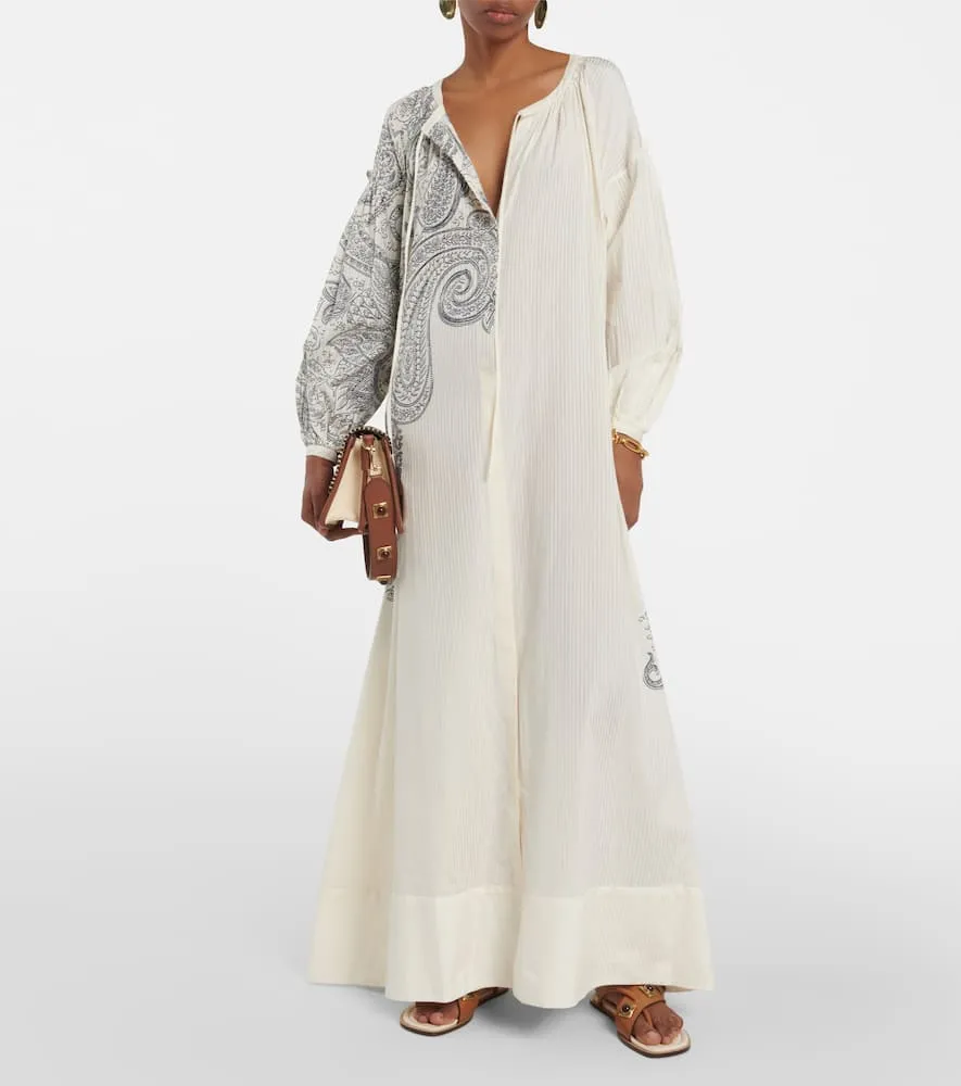 Etro Paisley cotton and silk kaftan