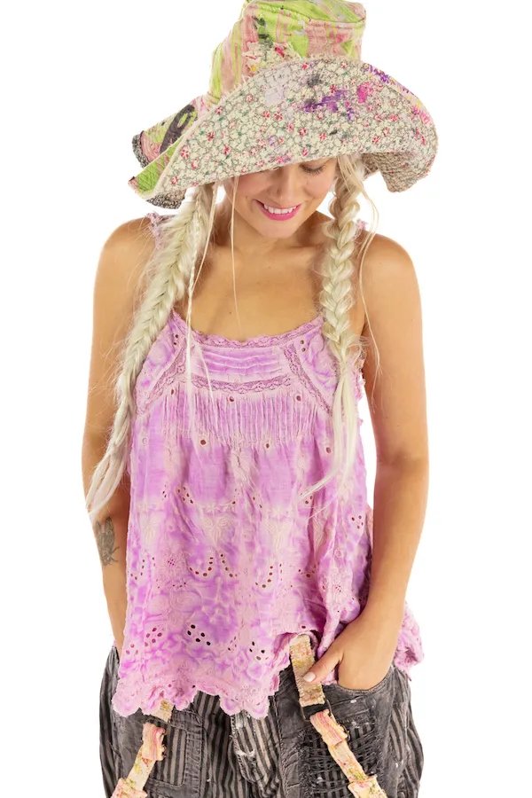 EYELET CLEMENTINE TANK - TOP 1496