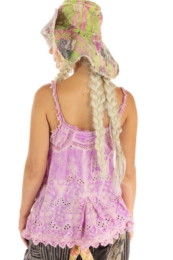 EYELET CLEMENTINE TANK - TOP 1496
