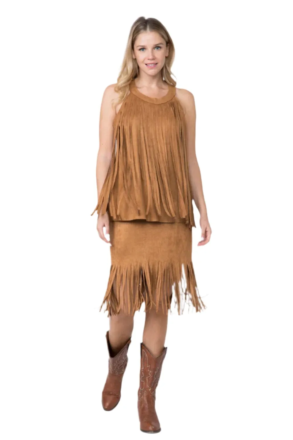 Gabby's Boho Fringed Top