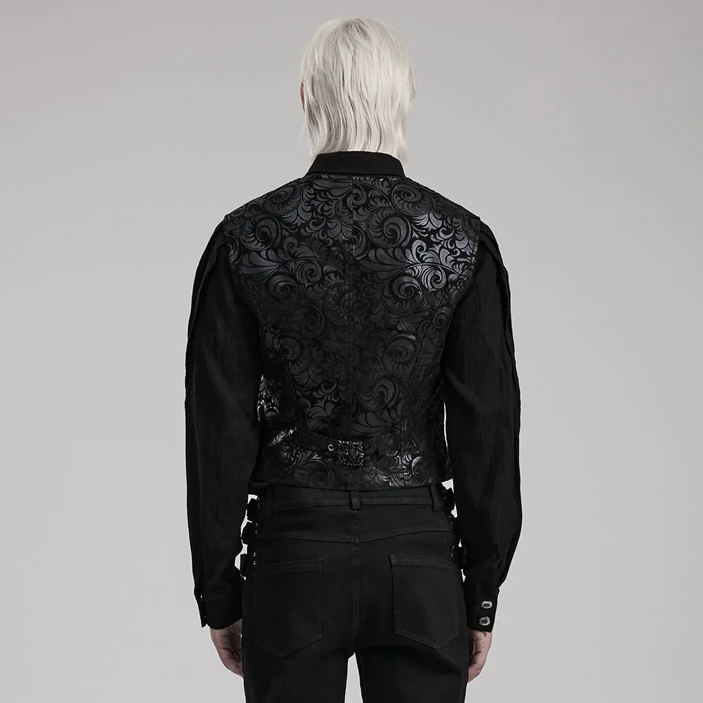 Goth printed waistcoat WY-1543MJM