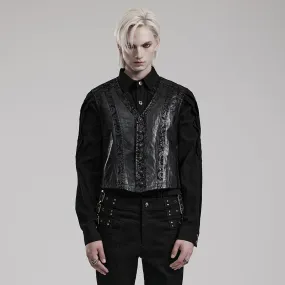 Goth printed waistcoat WY-1543MJM