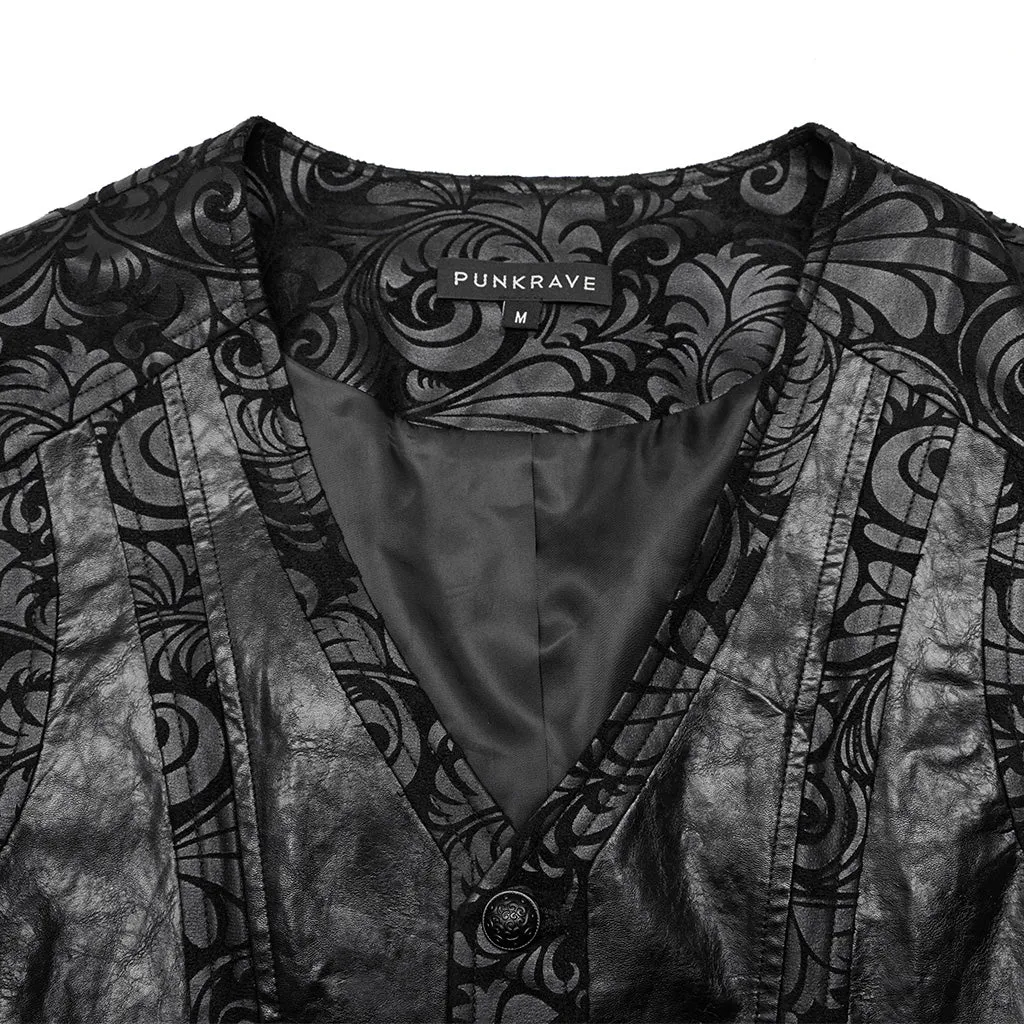 Goth printed waistcoat WY-1543MJM