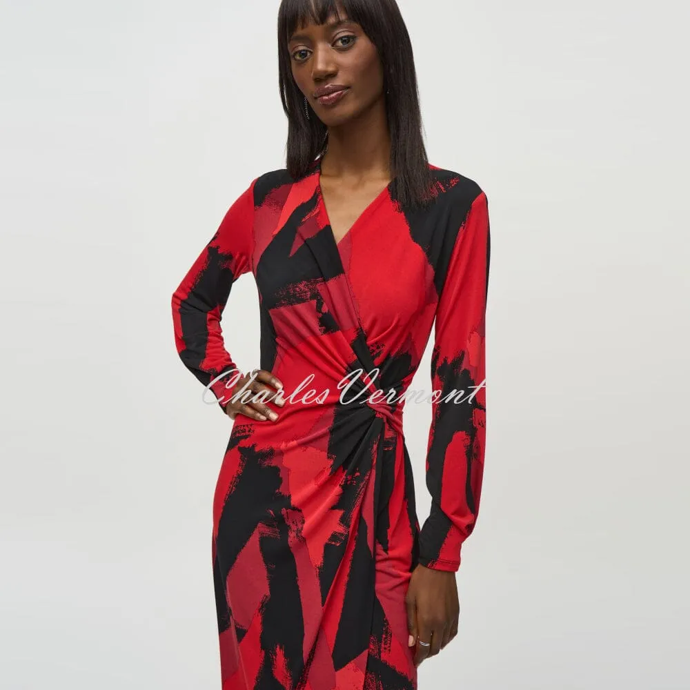 Joseph Ribkoff Printed Wrap Dress - Style 244238