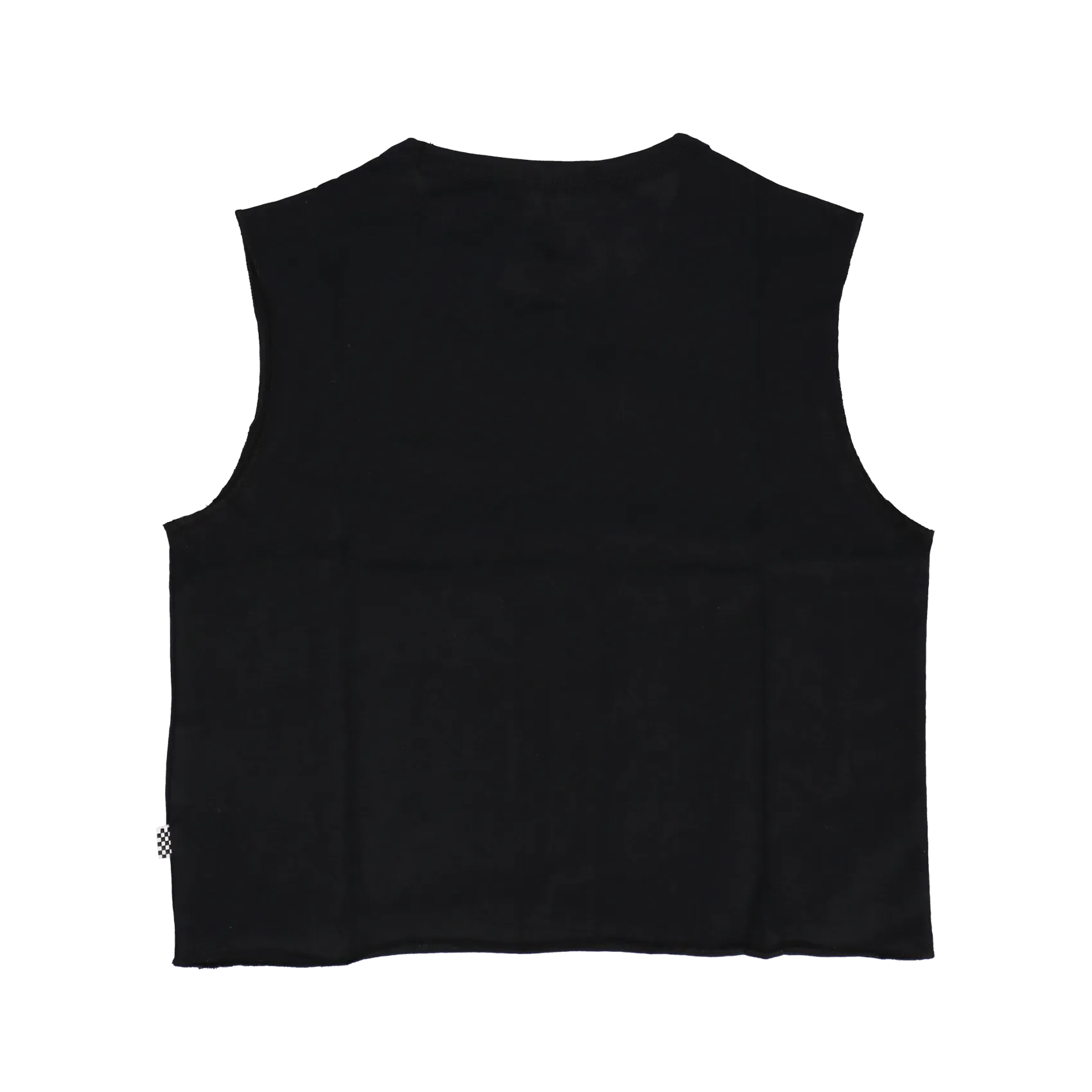 Junior V Muscle Crop - Black