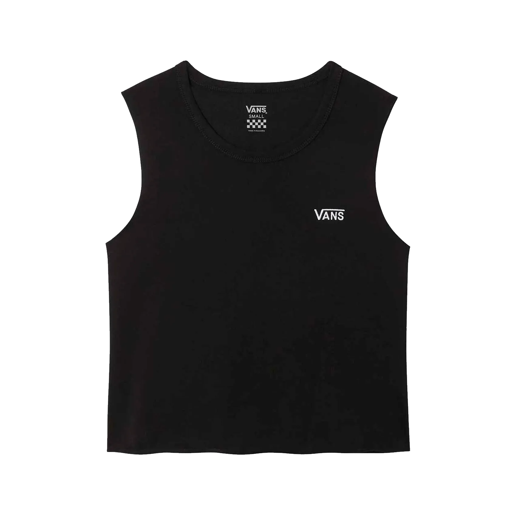 Junior V Muscle Crop - Black