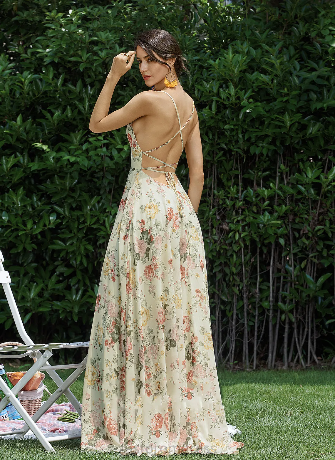 Neck Araceli Formal Dresses Square A-line Dresses