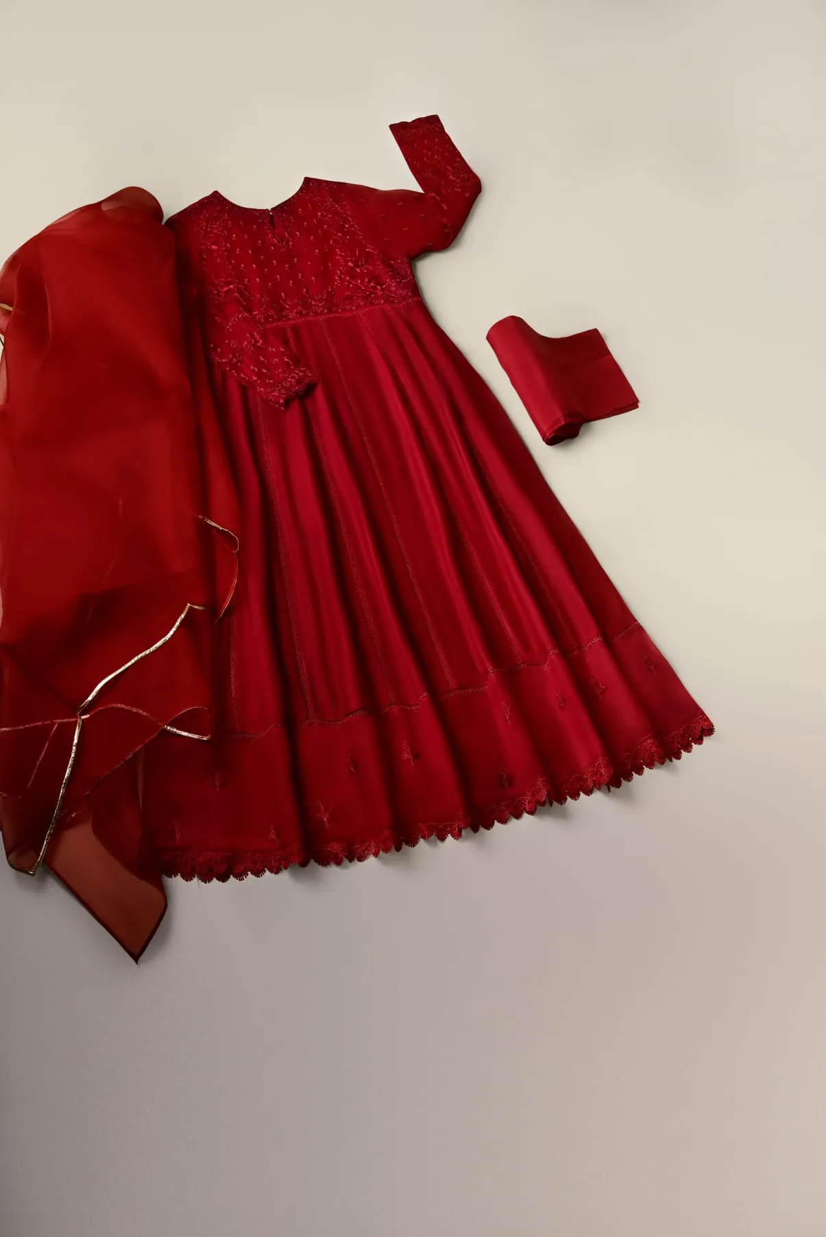 Nisha ( Maroon )