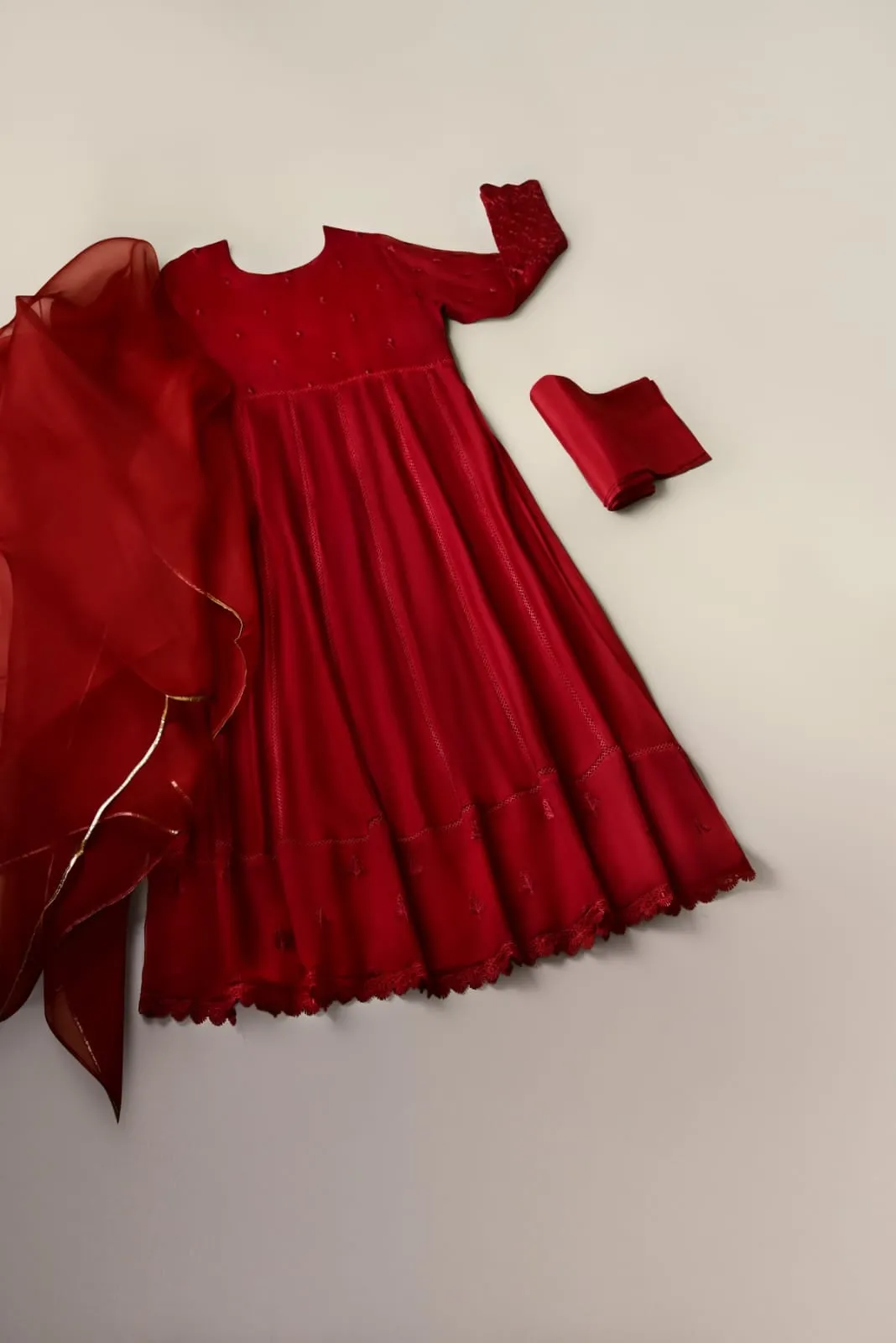 Nisha ( Maroon )