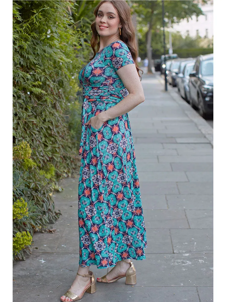 Onjenu Joni Maxi Dress Fonda Blue