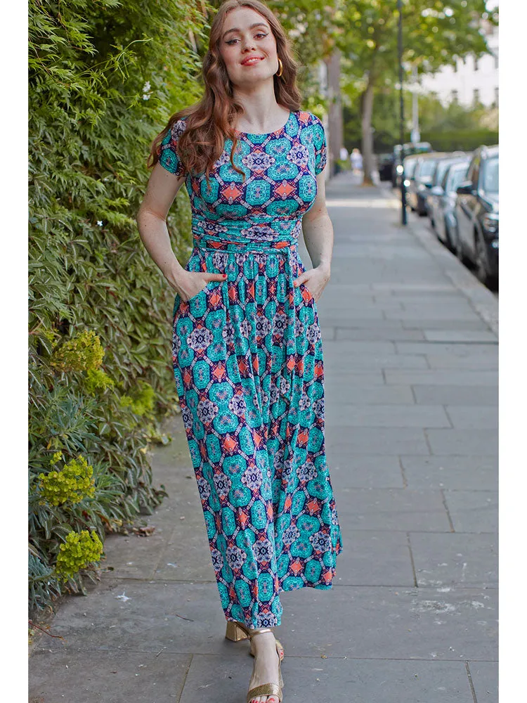 Onjenu Joni Maxi Dress Fonda Blue