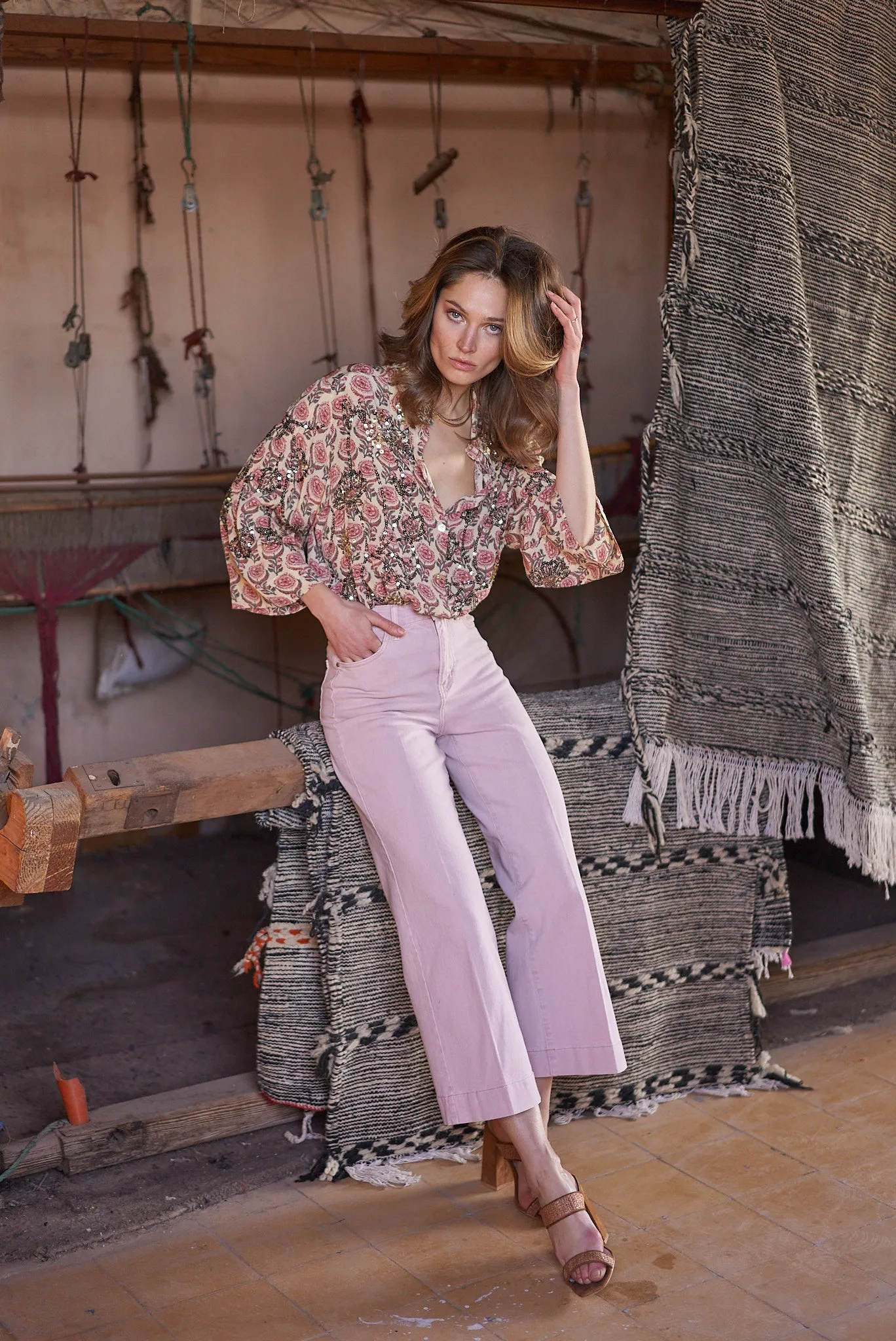 Oraije Wide Legged Denim Jeans