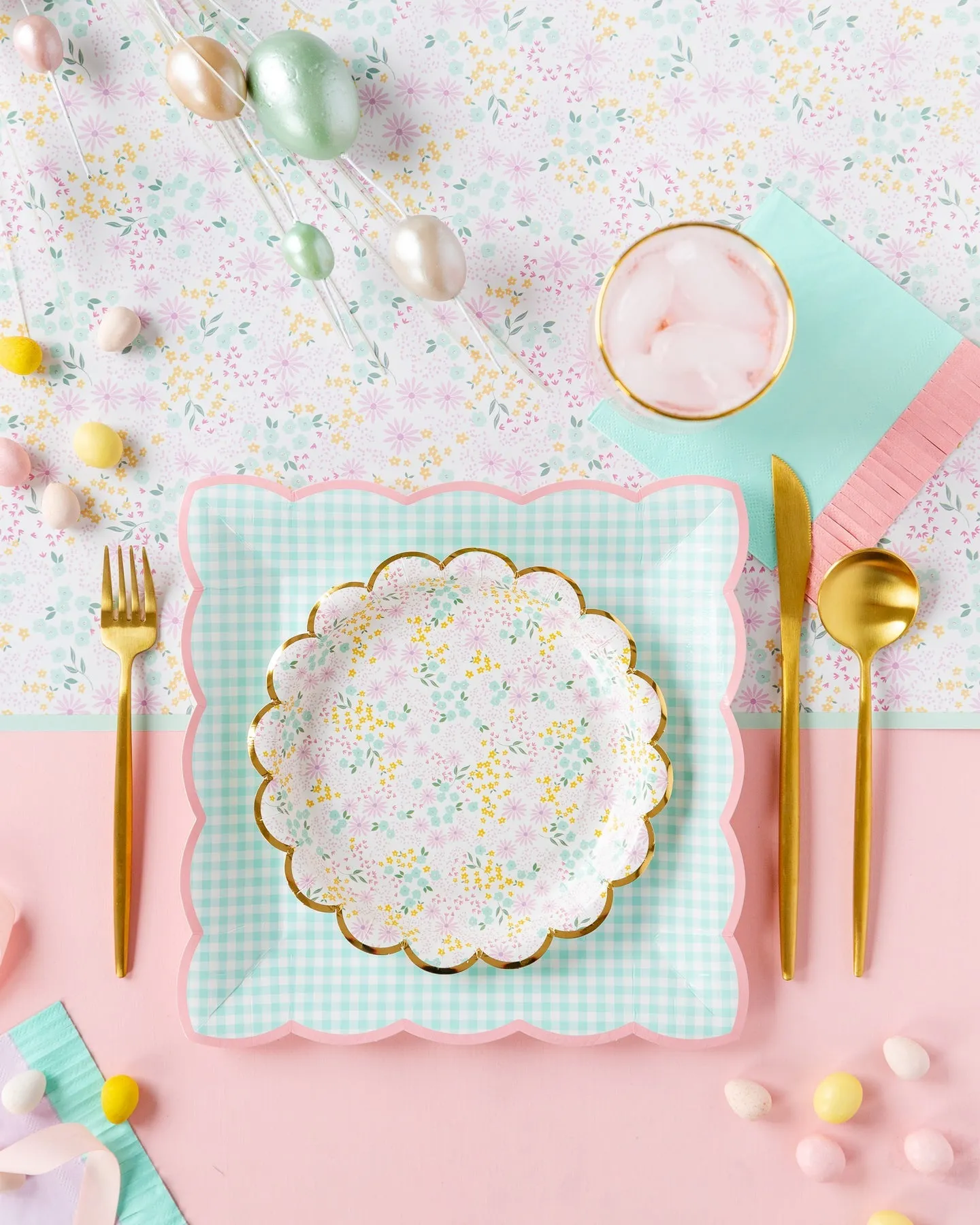 Spring Fringe Cocktail Napkins