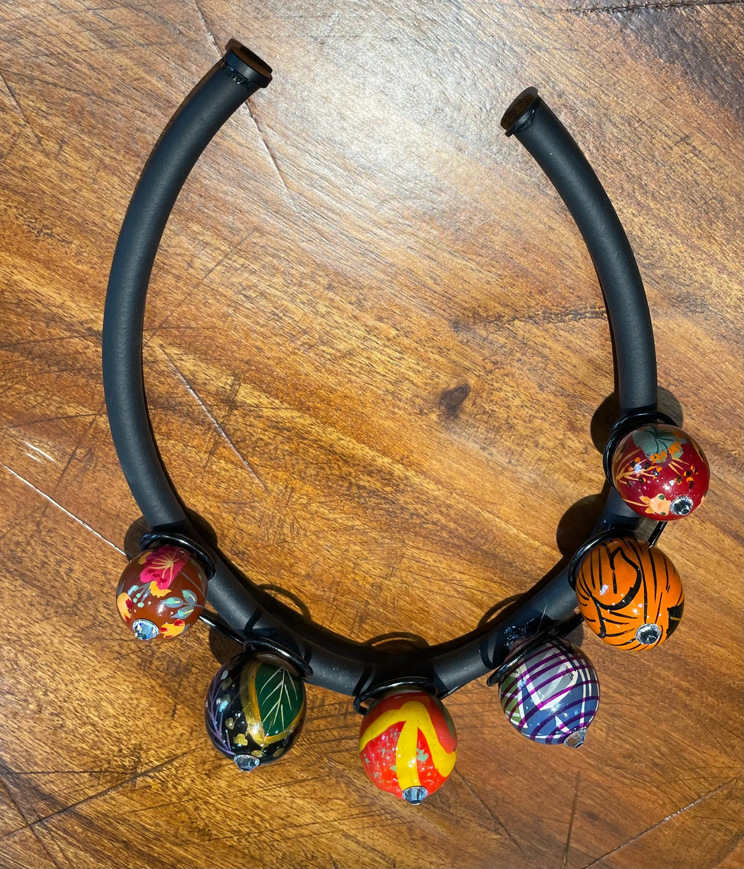 Springy Ball Drop Earrings by Jeff Lieb