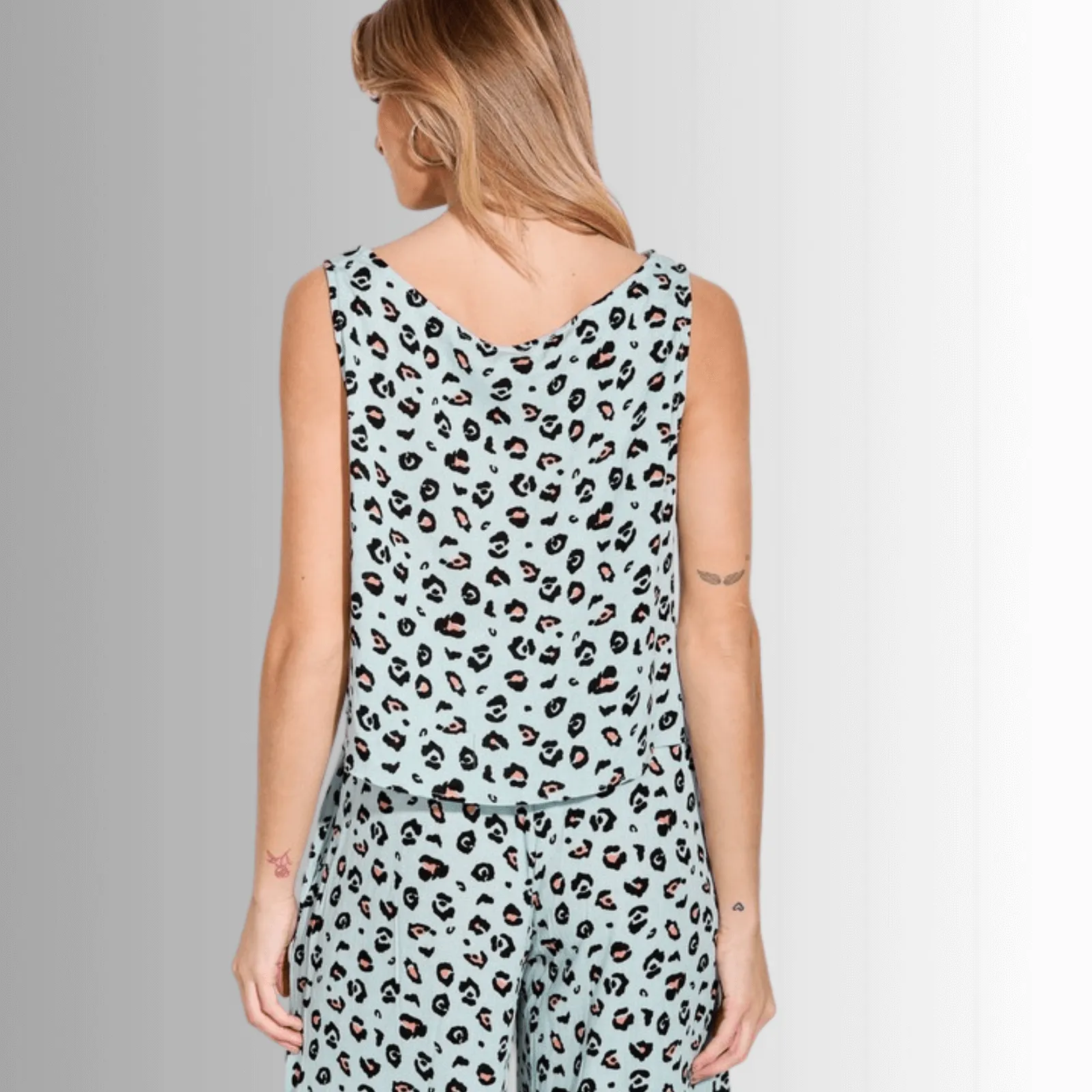 Super Cute Animal Print Casual Pants Set - Clearance Final Sale