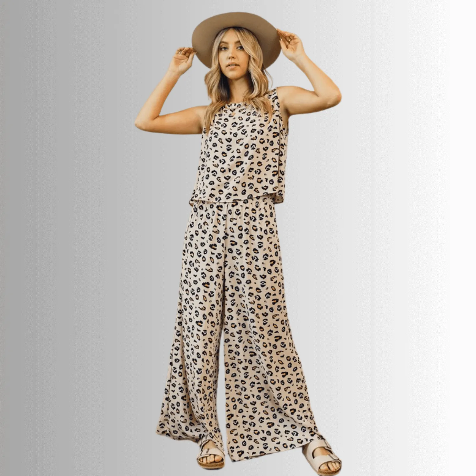 Super Cute Animal Print Casual Pants Set - Clearance Final Sale